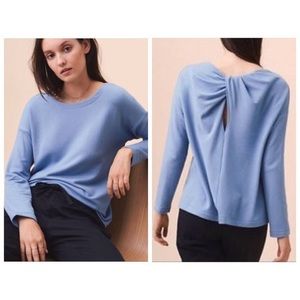 Lou & Grey Twist-Back Jersey Top